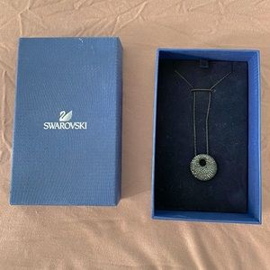 Swarovski black pendant necklace
